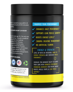 Energized Pre-Workout - Lemonade