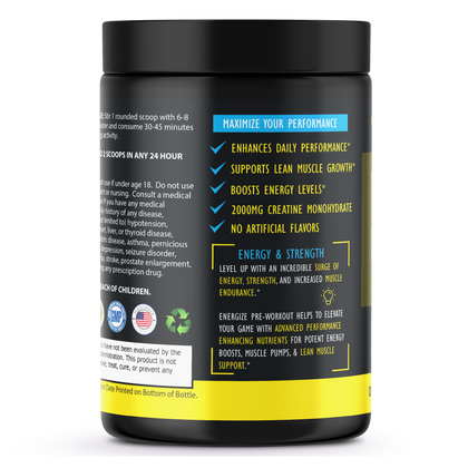 Energized Pre-Workout - Lemonade